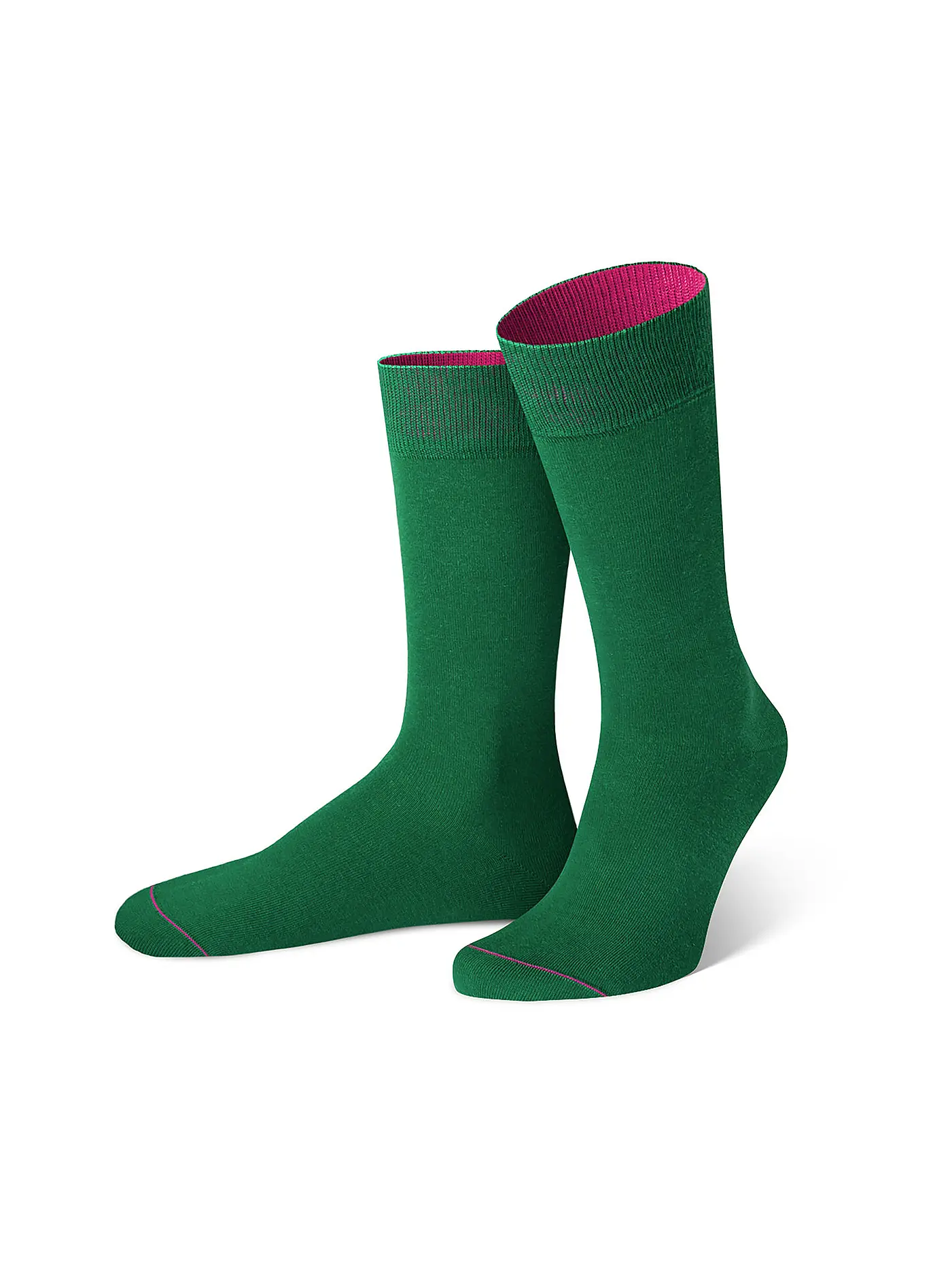 VON JUNGFELD | Socken " Hampshire " royal blau | dunkelgrün